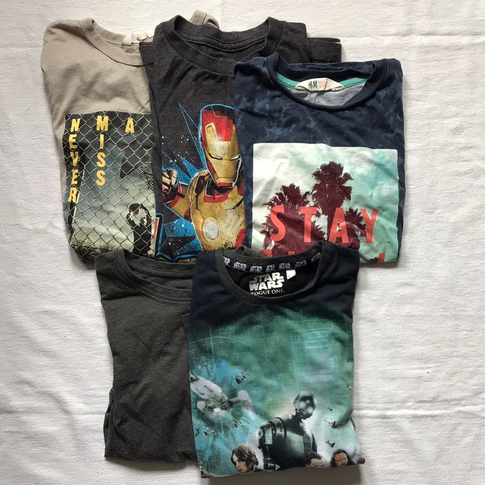 Boys long and short sleeve shirts